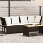 Sofá de jardín con cojines ratán sintético marrón by , Outdoor sofas - Ref: Foro24-4104123, Price: 311,37 €, Discount: %