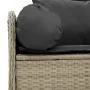 Sofá de jardín con cojines 3 plazas ratán sintético gris claro by , Outdoor sofas - Ref: Foro24-4104177, Price: 239,56 €, Dis...