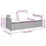 Sofá de jardín con cojines 3 plazas ratán sintético gris claro by , Outdoor sofas - Ref: Foro24-4104177, Price: 239,56 €, Dis...