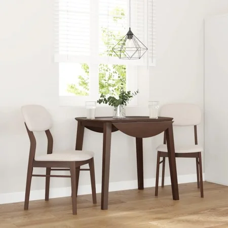 Sillas de comedor con cojines 2 uds madera maciza marrón caucho von , Essstühle - Ref: Foro24-4102523, Preis: 154,29 €, Rabat...