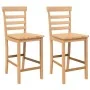 Taburetes de bar 2 uds madera maciza natural caucho von , Küchenhocker - Ref: Foro24-4102540, Preis: 130,35 €, Rabatt: %