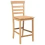 Taburetes de bar 2 uds madera maciza natural caucho von , Küchenhocker - Ref: Foro24-4102540, Preis: 130,35 €, Rabatt: %