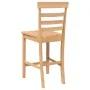 Taburetes de bar 2 uds madera maciza natural caucho von , Küchenhocker - Ref: Foro24-4102540, Preis: 130,35 €, Rabatt: %