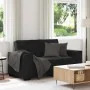 Sofá de 2 plazas terciopelo negro 120 cm by , Sofas - Ref: Foro24-4105015, Price: 223,73 €, Discount: %