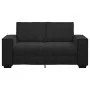 Sofá de 2 plazas terciopelo negro 120 cm by , Sofas - Ref: Foro24-4105015, Price: 223,73 €, Discount: %