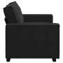 Sofá de 2 plazas terciopelo negro 120 cm by , Sofas - Ref: Foro24-4105015, Price: 223,73 €, Discount: %