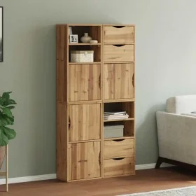 Armarios auxiliares 4 uds "ODDA" 40x24x79 cm Madera maciza pino von , Sideboards - Ref: Foro24-3365348, Preis: 218,54 €, Raba...