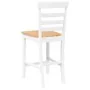Taburetes de bar 2 uds madera maciza blanca caucho von , Küchenhocker - Ref: Foro24-4102542, Preis: 129,59 €, Rabatt: %