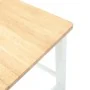 Taburetes de bar 2 uds madera maciza blanca caucho von , Küchenhocker - Ref: Foro24-4102542, Preis: 129,59 €, Rabatt: %