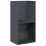 Leñero antracita 40x30x80 cm Acero laminado en frío de , Bolsas y soportes de leña - Ref: Foro24-864189, Precio: 80,61 €, Des...