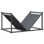 Leñero antracita 70x43x34,5 cm Acero laminado en frío by , Firewood bags and holders - Ref: Foro24-864175, Price: 58,14 €, Di...