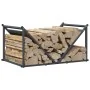 Leñero antracita 70x43x34,5 cm Acero laminado en frío by , Firewood bags and holders - Ref: Foro24-864175, Price: 58,14 €, Di...
