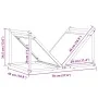 Leñero antracita 70x43x34,5 cm Acero laminado en frío by , Firewood bags and holders - Ref: Foro24-864175, Price: 58,14 €, Di...