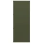 Leñero verde oliva 40x30x75 cm Acero laminado en frío von , Brennholztaschen und -halter - Ref: Foro24-864194, Preis: 80,34 €...