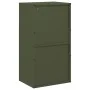 Leñero verde oliva 40x30x75 cm Acero laminado en frío von , Brennholztaschen und -halter - Ref: Foro24-864194, Preis: 80,34 €...