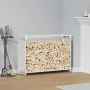 Leñero blanco 90x28x65 cm Acero laminado en frío von , Brennholztaschen und -halter - Ref: Foro24-864204, Preis: 61,14 €, Rab...