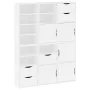 Armarios auxiliares 6 uds "ODDA" blanco 40x24x79 cm madera pino von , Sideboards - Ref: Foro24-3365355, Preis: 329,01 €, Raba...
