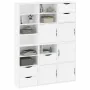 Armarios auxiliares 6 uds "ODDA" blanco 40x24x79 cm madera pino von , Sideboards - Ref: Foro24-3365355, Preis: 329,01 €, Raba...