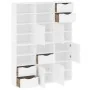 Armarios auxiliares 6 uds "ODDA" blanco 40x24x79 cm madera pino von , Sideboards - Ref: Foro24-3365355, Preis: 329,01 €, Raba...
