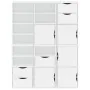 Armarios auxiliares 6 uds "ODDA" blanco 40x24x79 cm madera pino von , Sideboards - Ref: Foro24-3365355, Preis: 329,01 €, Raba...