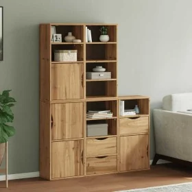 Armarios auxiliares 5 uds "ODDA" 40x24x79 cm Madera maciza pino by , Sideboards - Ref: Foro24-3365360, Price: 256,08 €, Disco...