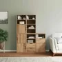 Armarios auxiliares 5 uds "ODDA" 40x24x79 cm Madera maciza pino de , Aparadores - Ref: Foro24-3365360, Precio: 256,52 €, Desc...
