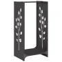 Leñero negro 40x30x80 cm Acero laminado en frío von , Brennholztaschen und -halter - Ref: Foro24-864219, Preis: 56,75 €, Raba...