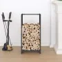 Leñero antracita 40x30x80 cm Acero laminado en frío by , Firewood bags and holders - Ref: Foro24-864227, Price: 57,97 €, Disc...