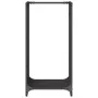 Leñero negro 40x30x80 cm Acero laminado en frío de , Bolsas y soportes de leña - Ref: Foro24-864225, Precio: 57,46 €, Descuen...