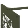 Leñero verde oliva 40x40x40 cm Acero laminado en frío von , Brennholztaschen und -halter - Ref: Foro24-864252, Preis: 45,21 €...
