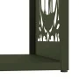 Leñero verde oliva 40x40x40 cm Acero laminado en frío von , Brennholztaschen und -halter - Ref: Foro24-864252, Preis: 45,21 €...
