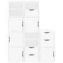 Armarios auxiliares 5 uds "ODDA" blanco 40x24x79 cm madera pino von , Sideboards - Ref: Foro24-3365357, Preis: 282,33 €, Raba...