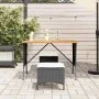 Set comedor de jardín 3 pzas con cojines ratán sintético negro by , Garden sets - Ref: Foro24-4104135, Price: 187,08 €, Disco...
