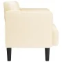 Sofá Loveseat color crema 109 cm tejido de pana by , Sofas - Ref: Foro24-4100524, Price: 181,77 €, Discount: %