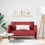 Sofá Loveseat rojo vino 110 cm cuero sintética by , Sofas - Ref: Foro24-4100539, Price: 170,94 €, Discount: %
