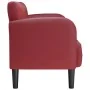 Sofá Loveseat rojo vino 110 cm cuero sintética by , Sofas - Ref: Foro24-4100539, Price: 170,94 €, Discount: %