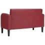 Sofá Loveseat rojo vino 110 cm cuero sintética by , Sofas - Ref: Foro24-4100539, Price: 170,94 €, Discount: %