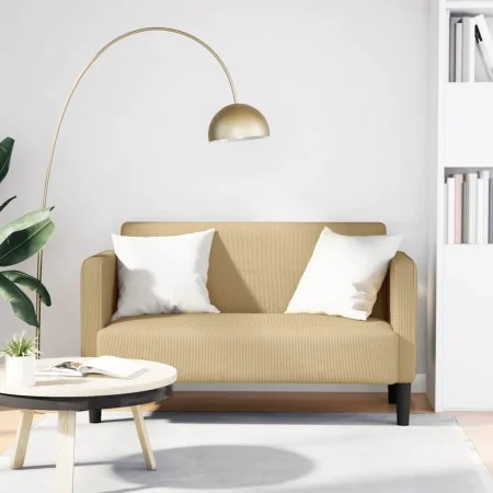 Sofá Loveseat verde claro gris 109 cm tejido de pana von , Sofas - Ref: Foro24-4100526, Preis: 177,36 €, Rabatt: %