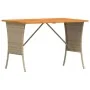 Set comedor de jardín 3 pzas con cojines ratán sintético beige by , Garden sets - Ref: Foro24-4104137, Price: 193,16 €, Disco...