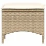 Set comedor de jardín 3 pzas con cojines ratán sintético beige by , Garden sets - Ref: Foro24-4104137, Price: 193,16 €, Disco...