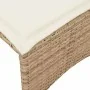 Set comedor de jardín 3 pzas con cojines ratán sintético beige by , Garden sets - Ref: Foro24-4104137, Price: 193,16 €, Disco...