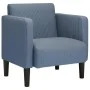 Sillón con reposabrazos azul 54 cm tejido de pana by , Armchairs - Ref: Foro24-4100518, Price: 132,50 €, Discount: %