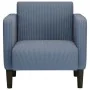 Sillón con reposabrazos azul 54 cm tejido de pana by , Armchairs - Ref: Foro24-4100518, Price: 132,50 €, Discount: %
