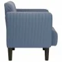 Sillón con reposabrazos azul 54 cm tejido de pana by , Armchairs - Ref: Foro24-4100518, Price: 132,50 €, Discount: %