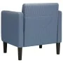 Sillón con reposabrazos azul 54 cm tejido de pana by , Armchairs - Ref: Foro24-4100518, Price: 132,50 €, Discount: %