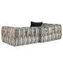Puf modular de 2 plazas de tela de rayas grises by , Cushions for chairs and sofas - Ref: Foro24-244988, Price: 170,51 €, Dis...