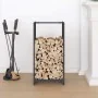 Leñero antracita 40x30x80 cm Acero laminado en frío von , Brennholztaschen und -halter - Ref: Foro24-864233, Preis: 57,77 €, ...