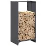 Leñero antracita 40x30x80 cm Acero laminado en frío von , Brennholztaschen und -halter - Ref: Foro24-864233, Preis: 57,77 €, ...