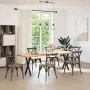 Patas para mesa comedor forma X 2uds acero negro 57x(72-73) cm by , Table legs - Ref: Foro24-4012912, Price: 54,99 €, Discoun...