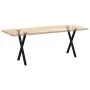 Patas para mesa comedor forma X 2uds acero negro 57x(72-73) cm by , Table legs - Ref: Foro24-4012912, Price: 54,99 €, Discoun...